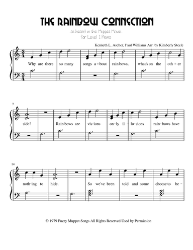 The Rainbow Connection (arr. Kimberly Steele)