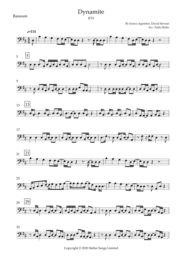 Dynamite (arr. Fabio Britto)