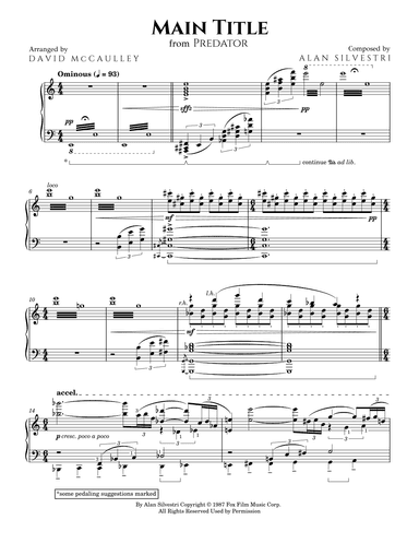 Predator Main Title (arr. David McCaulley)