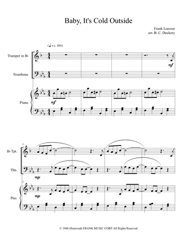 Baby, It's Cold Outside (arr. B. C. Dockery)