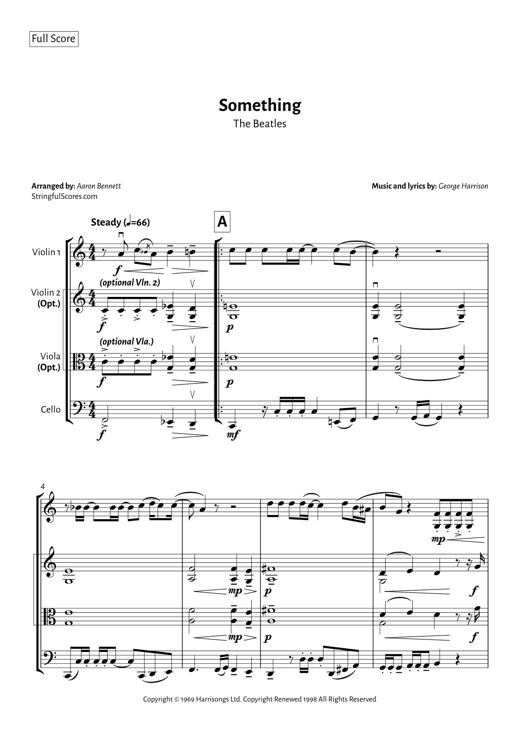 Something (arr. Aaron Bennett)