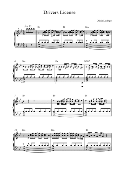 Drivers License (arr. Pineapplechord)