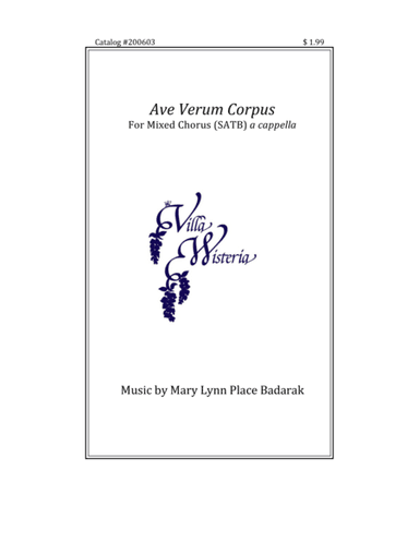 Ave Verum Corpus