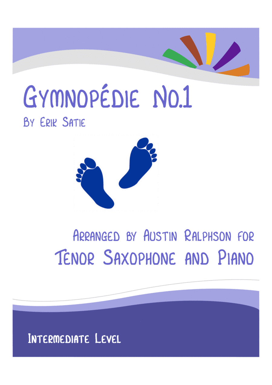 Gymnopedie No.1 - tenor sax and piano with FREE BACKING TRACK (arr. Austin Ralphson)