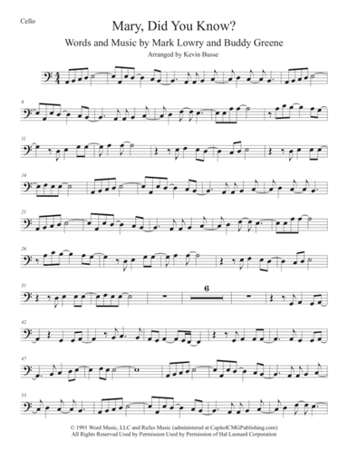 Mary, Did You Know? (arr. Kevin Busse)