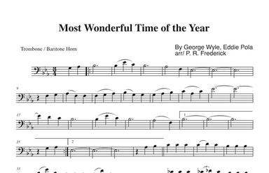 The Most Wonderful Time Of The Year (arr. P. R. Frederick)