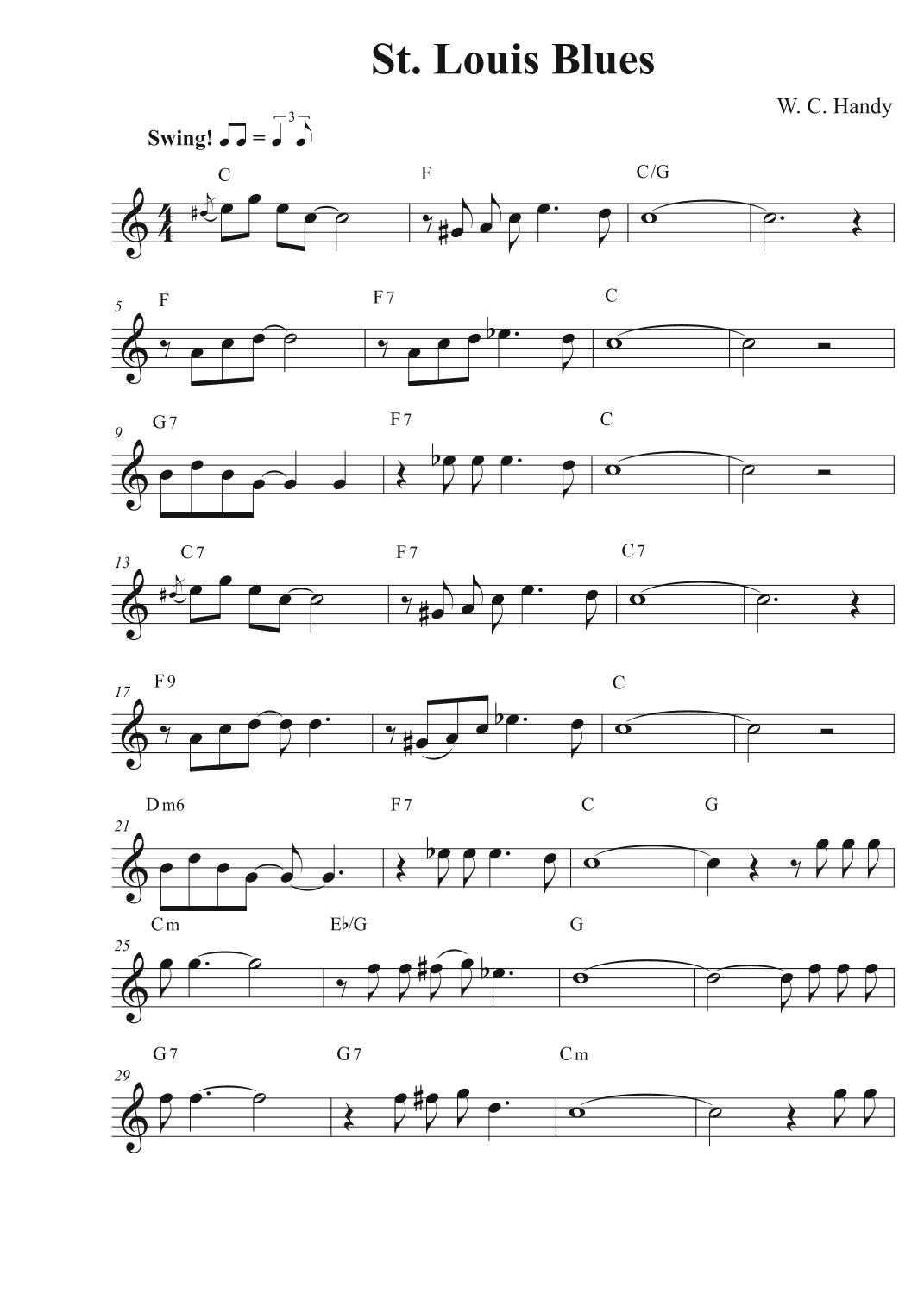 St. Louis Blues (arr. Avgusta Udartseva)