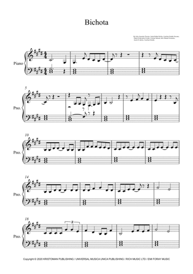 Bichota (arr. André Laitano)