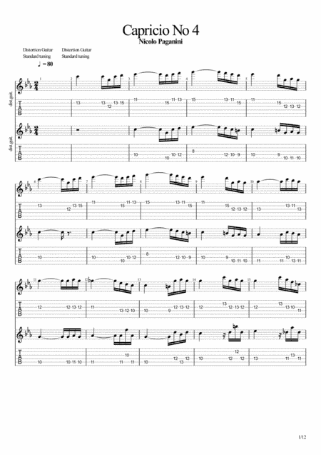 Capricio No 4 (arr. John Hurford)