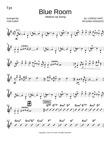 Blue Moon Revisited (arr. Tom Kubis)