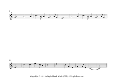 Silent Night - Franz Xaver Gruber (Soprano Sax) (arr. Digital Book Music)