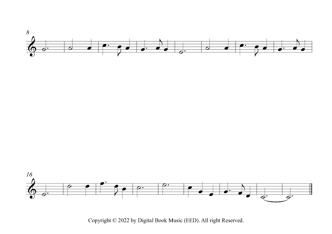 Silent Night - Franz Xaver Gruber (Soprano Sax) (arr. Digital Book Music)