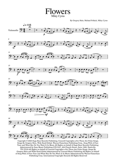 Flowers (arr. Golden Skull Editions)