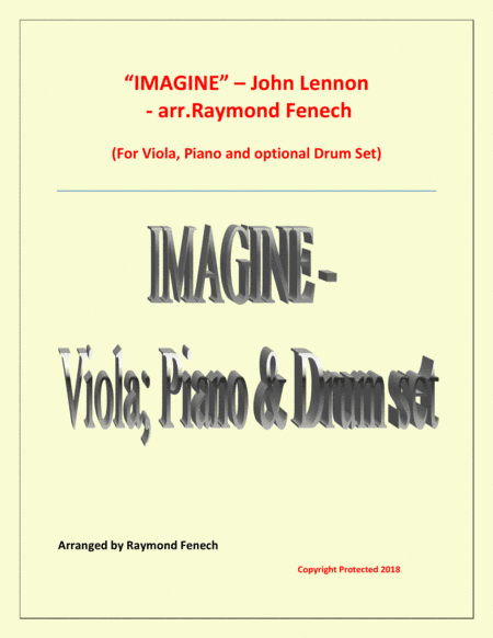 Imagine (arr. Raymond Fenech)