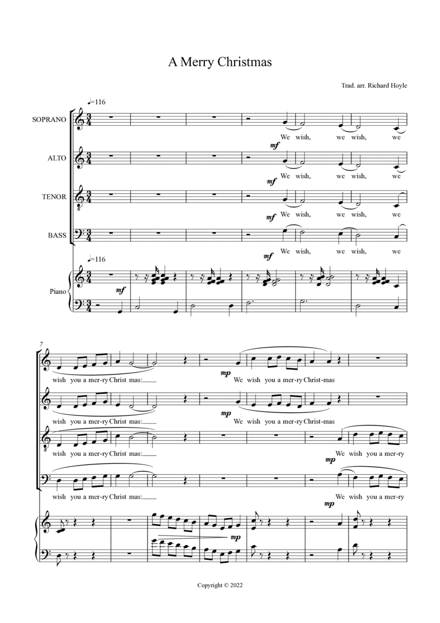 We Wish You A Merry Christmas (arr. Richard Hoyle)