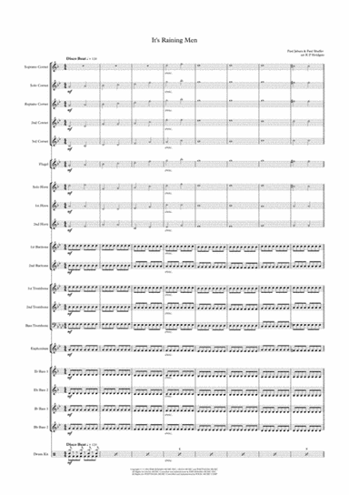 It's Raining Men (arr. Kevin P Holdgate)