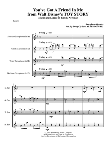 You've Got A Friend In Me (arr. Doug Clyde)