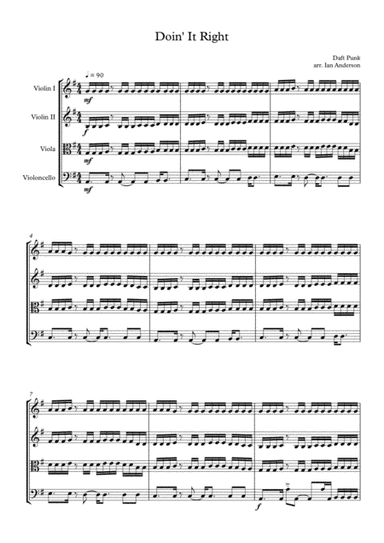 Doin' It Right (arr. Ian Anderson)