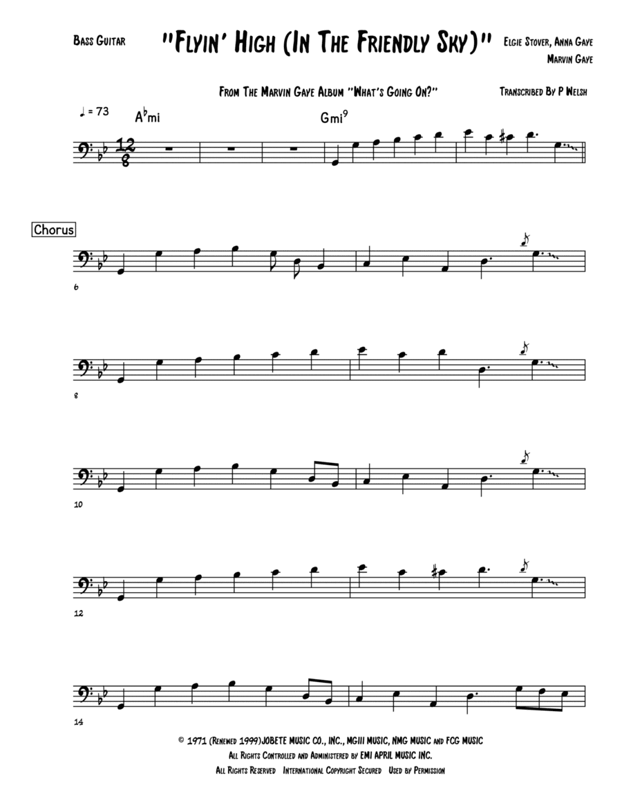 Flying High (in The Friendly Sky) (arr. Accubass)