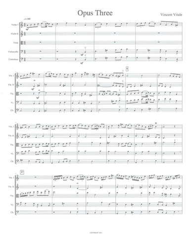 OPUS THREE  (intermed. adv.)