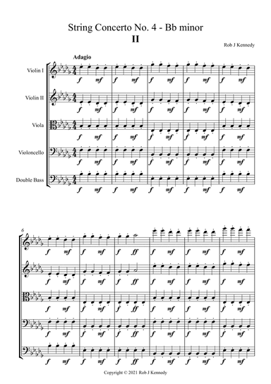 String Concerto No.4 - 2nd movement - Bb minor
