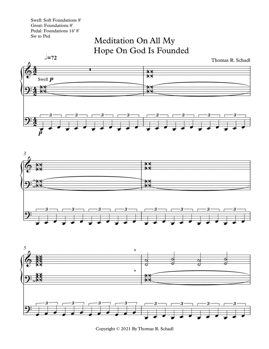 Meditation On All My Hope On God Is Founded