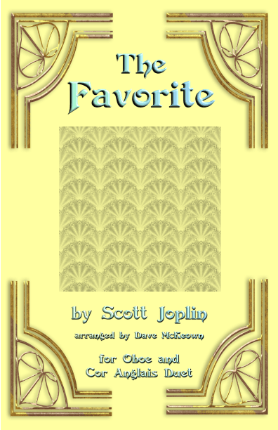 The Favorite, Two-Step Ragtime for Oboe and English Horn (or Cor Anglais) Duet (arr. Dave McKeown)