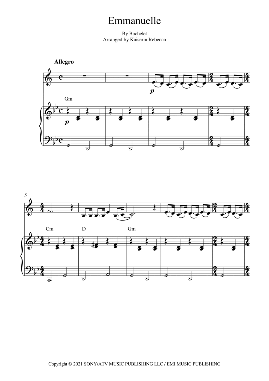 Emmanuelle (arr. Kaiserin Rebecca)