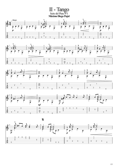 Tango (Suite del Plata Nº1) (arr. Leonardo Ramos)