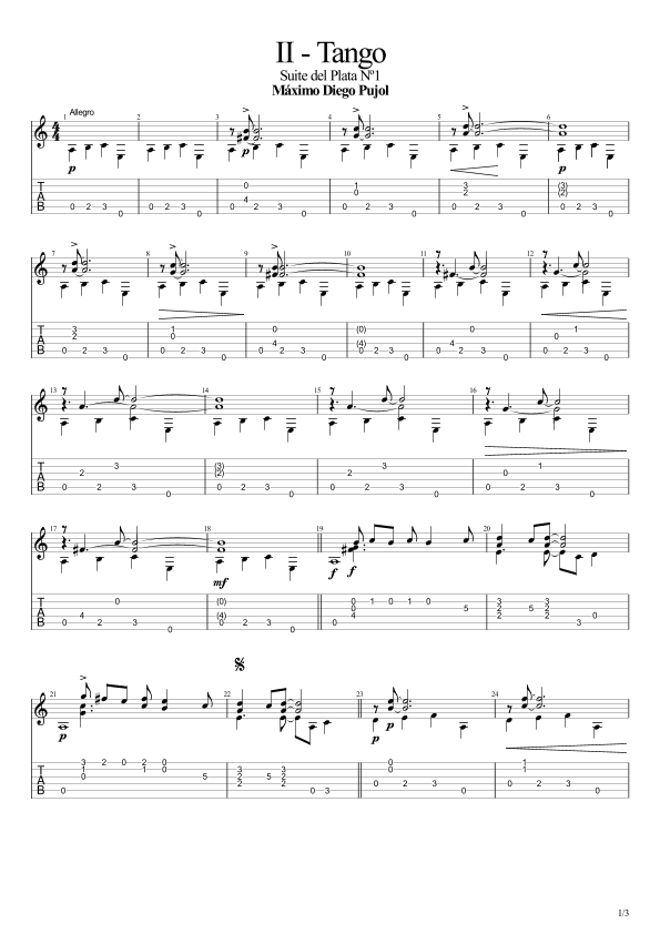 Tango (Suite del Plata Nº1) (arr. Leonardo Ramos)