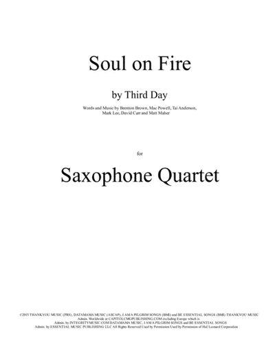 Soul On Fire (arr. Todd Wideman)