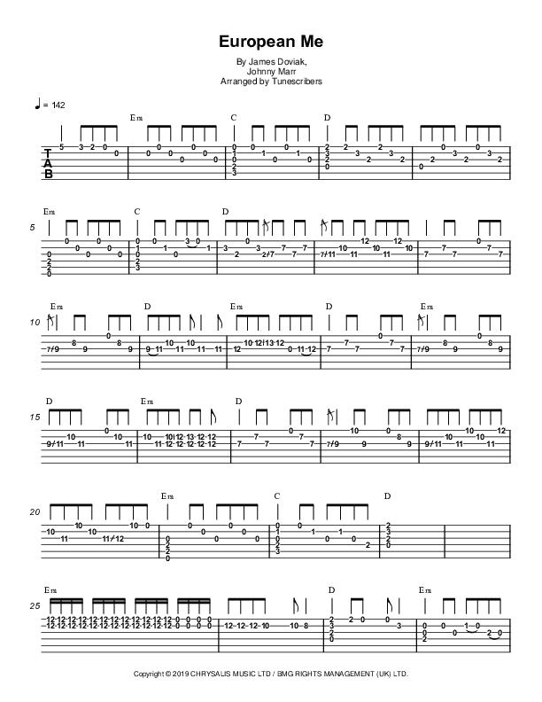 European Me (arr. Tunescribers)