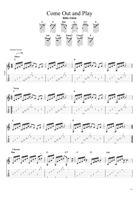 Come Out And Play (arr. Angelo)
