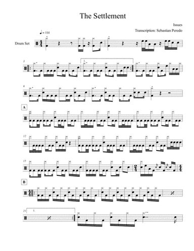 Settlement (arr. Sebastian Peredo)