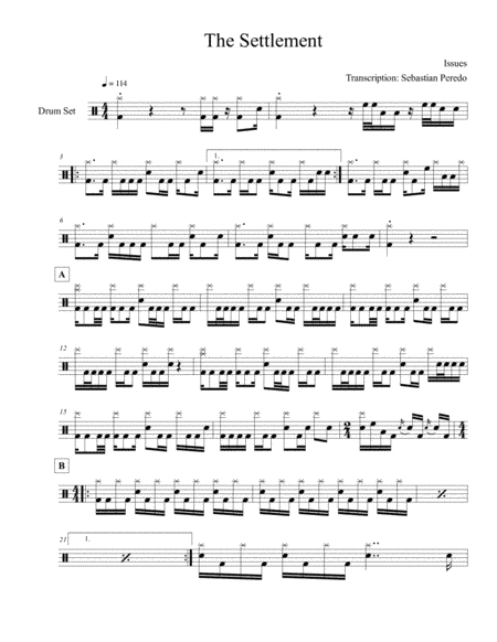 Settlement (arr. Sebastian Peredo)