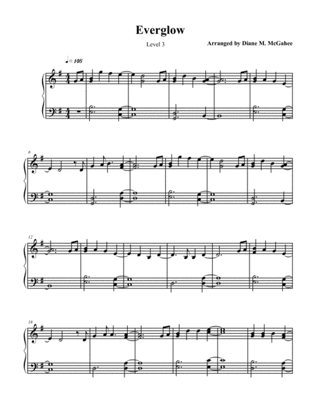 Everglow (arr. Diane M. McGahee)