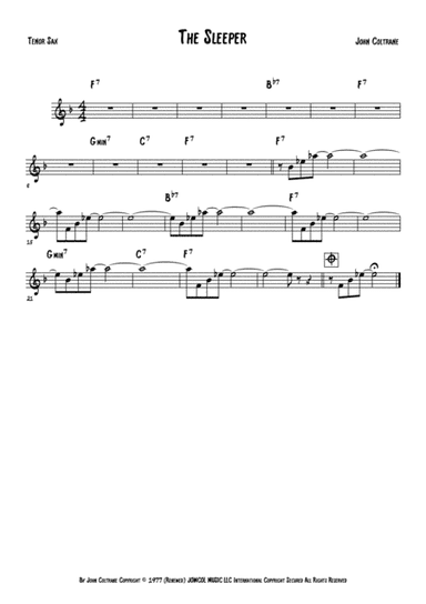 The Sleeper (arr. Anderson Quevedo)