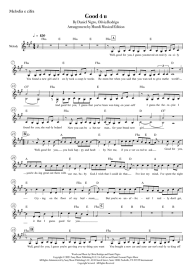 Good 4 U (arr. Mundi Musical Edition)