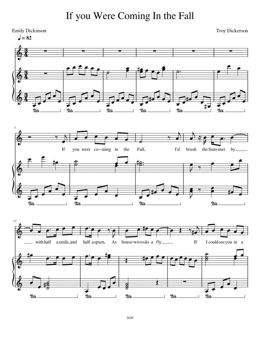 Poems: If You Were Coming in the Fall