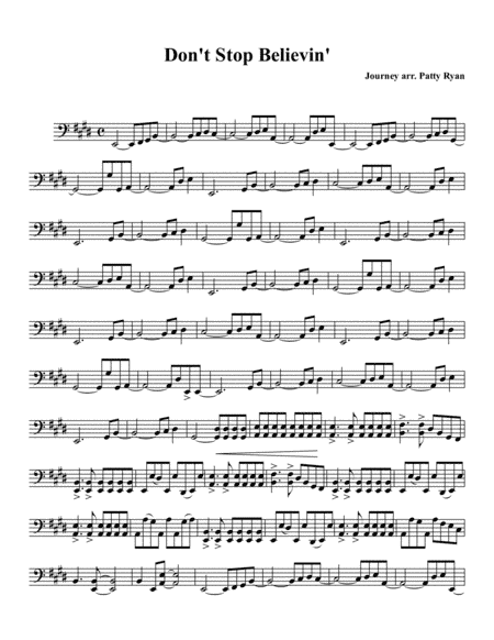 Don't Stop Believin' (arr. Patricia Ryan)