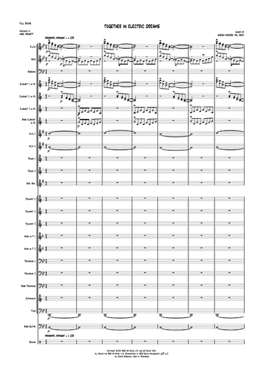 Together In Electric Dreams (arr. Nigel Bennett)