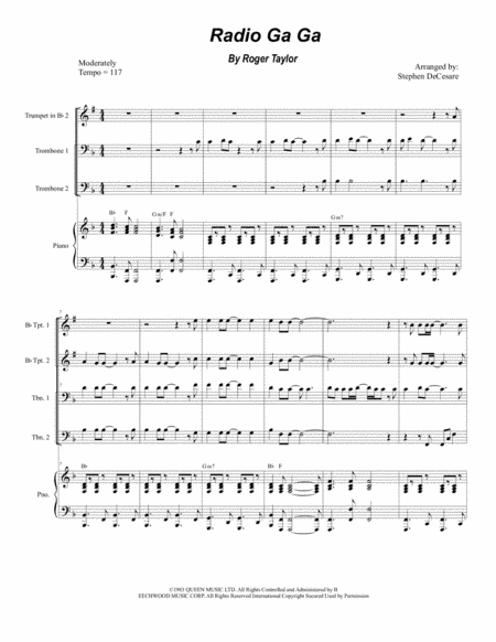 Radio Ga Ga (arr. Stephen DeCesare)