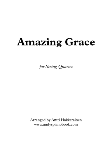 Amazing Grace - String Quartet (arr. Antti Hakkarainen)
