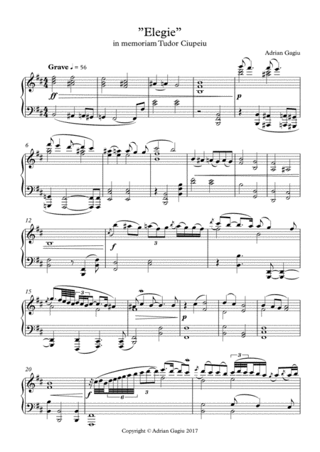 "Elegy", op. 68 no. 2