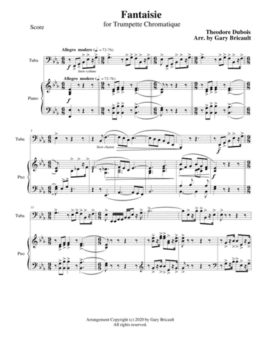 Fantaisie for Trumpet (arr. Gary Bricault)