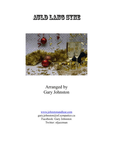 Auld Lang Syne (arr. Gary Johnston)