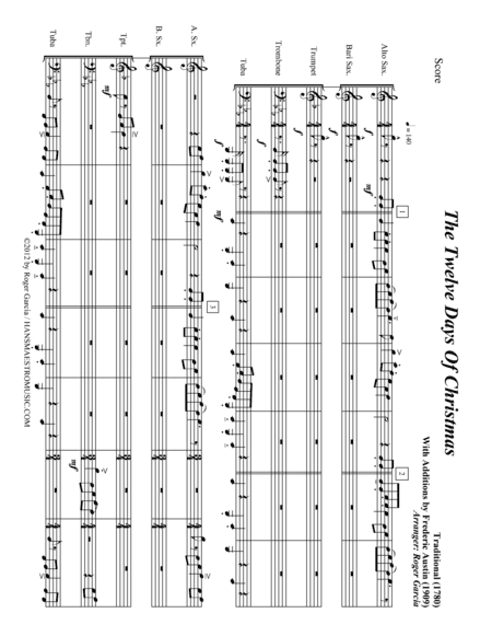 The Twelve Days Of Christmas (arr. Roger Garcia)