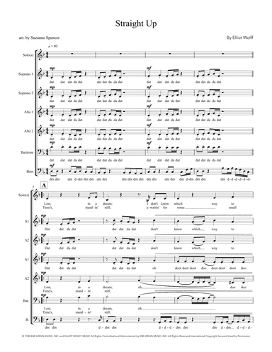 Straight Up (arr. Suzanne Spencer)