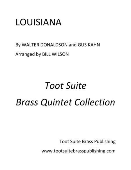 Louisiana (arr. Bill Wilson)
