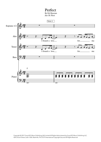 Perfect (arr. B. Fleet)